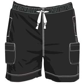 Fashion sewing patterns for MEN Shorts Swimwear 7682